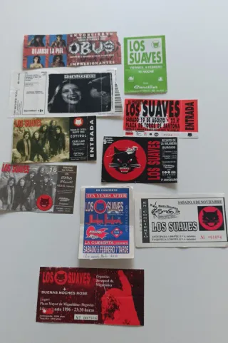 Lote entradas conciertos heavy rock y más