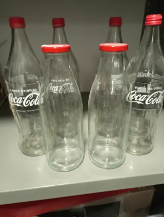 Bottiglie di vetro Coca-Cola (4 unità)