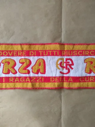 Sciarpa scarf Vintage calcio ultras roma curva sud
