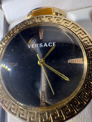 Conjunto Versace Reloj, Pulsera, Collar y Pendient