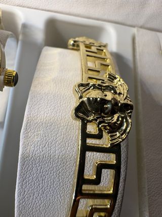 Conjunto Versace Reloj, Pulsera, Collar y Pendient