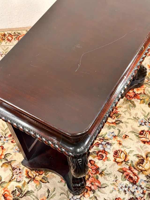 Consola Antigua Caoba Imperio