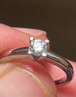oferta Anillo de compromiso con diamante