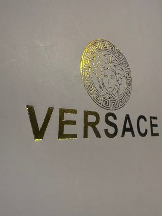 Cinturón Versace Negro y Dorado Mujer