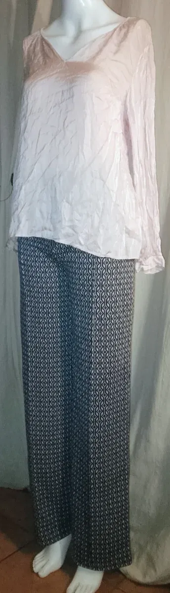 Pantaloni palazzo donna fantasia