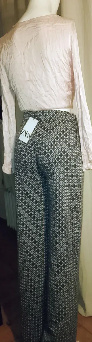 Pantaloni palazzo donna fantasia