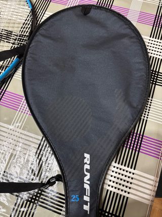 Raqueta de Tenis Azul RUNFIT Step 25