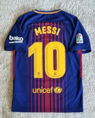 FCB 2017/18. Talla S. MESSI ORIGINAL BOTA DE ORO