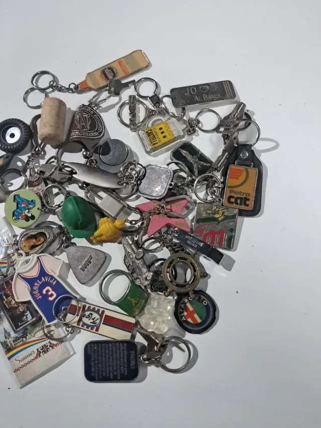 Lote di portachiavi vintage vari