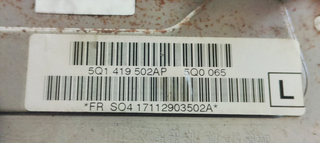 COLUMNA DIRECCION SKODA SUPERB (3V3) 2.0TDI 150 F