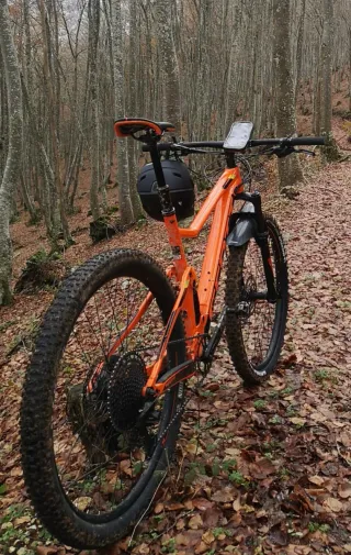 Bicicleta Scott Spark Enduro Naranja