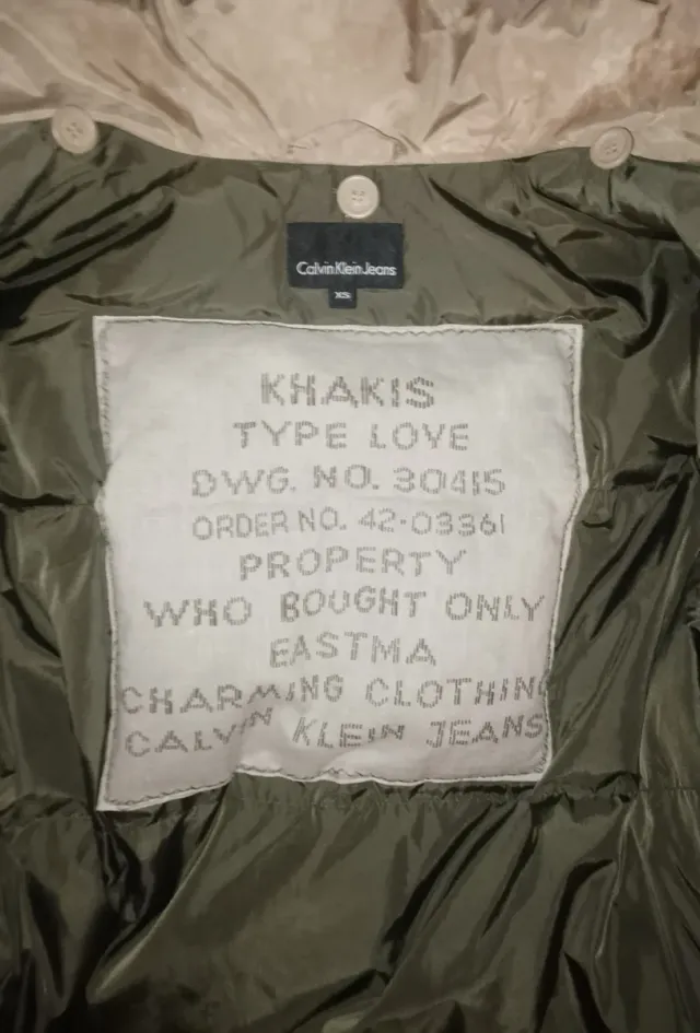 Giacca Calvin Klein Donna Beige/Oro