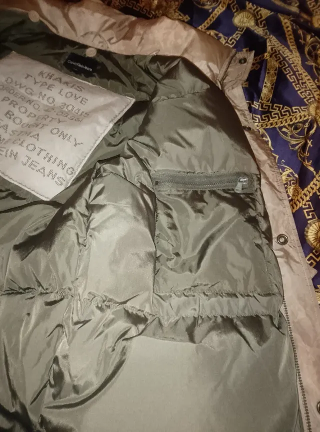 Giacca Calvin Klein Donna Beige/Oro