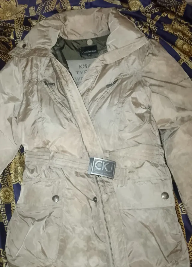 Giacca Calvin Klein Donna Beige/Oro