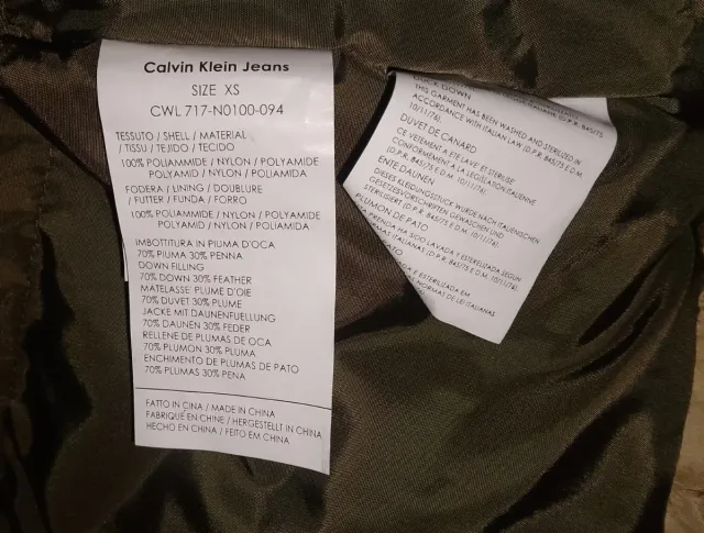 Giacca Calvin Klein Donna Beige/Oro