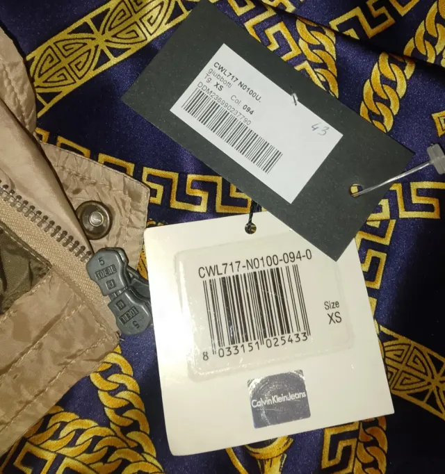 Giacca Calvin Klein Donna Beige/Oro