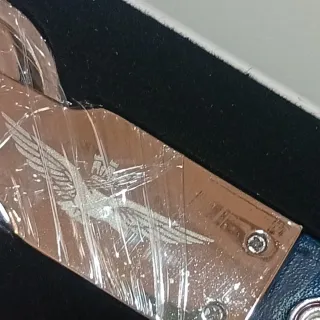 Portachiavi Pelle Aeronautica Militare Nuovo