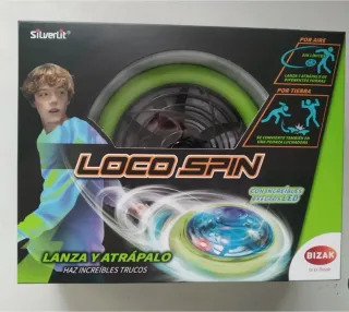 Loco Spin Silverlit disco volador