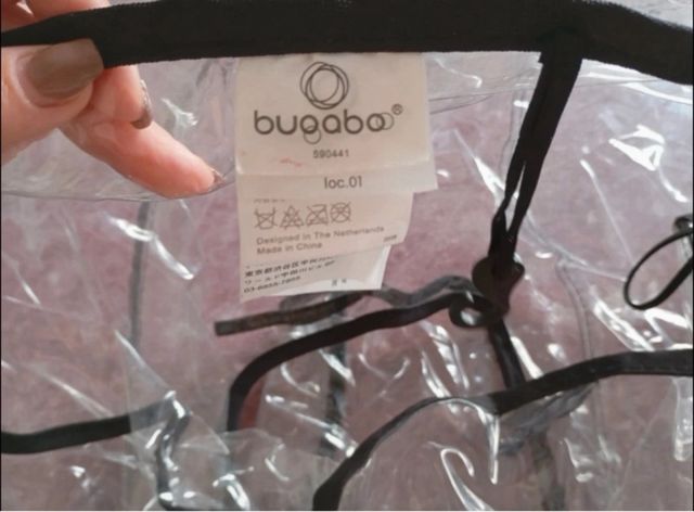 Protezione antipioggia per passeggino Bugaboo Bee