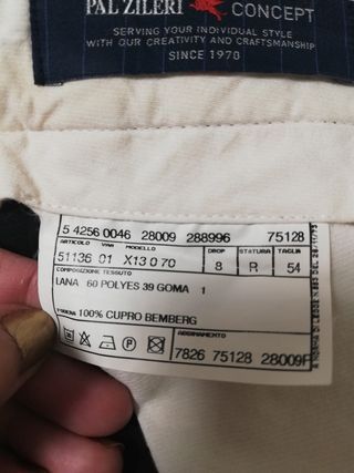 Pantalón de traje azul marino hombre