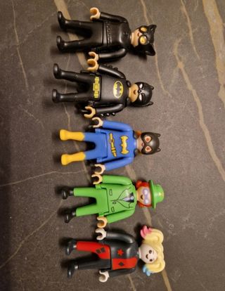 Set 5 personaggi Playmobil Dc Comics nuovi