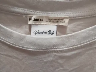 Camiseta Pull&Bear Campo Amapolas Van Gogh XL