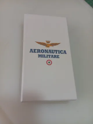 Portachiavi Pelle Aeronautica Militare Nero Nuovo