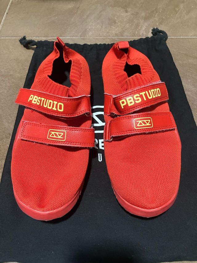 Zapatillas PbStudio Rojas negras y moradas