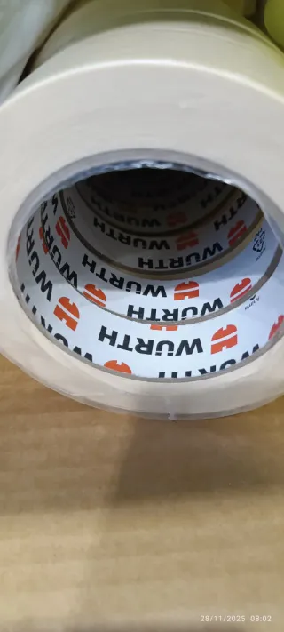 20 rotoli nastro carta WURTH 25mm