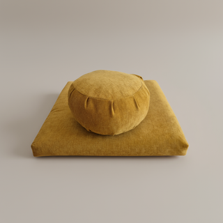 Lote Zabutón + Zafú Mostaza