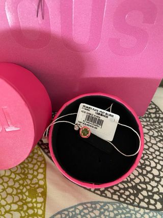 Colgante TOUS plata gema calcedonia con etiqueta