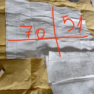 Coppia Federe da giorno Ricamate