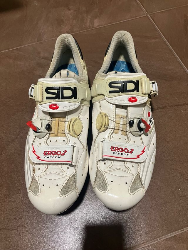 Zapatillas Sidi Ergo 2 Carbono Blancas