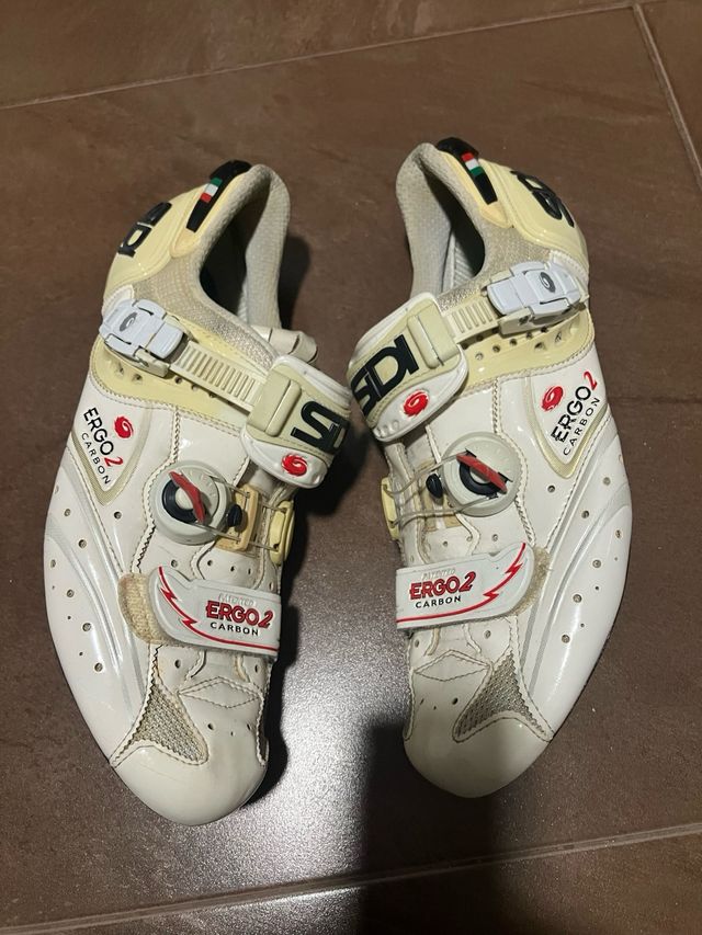 Zapatillas Sidi Ergo 2 Carbono Blancas