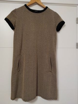 Vestido estampado geométrico talla M