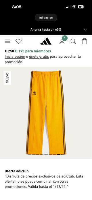 pantalones de chándal adidas
