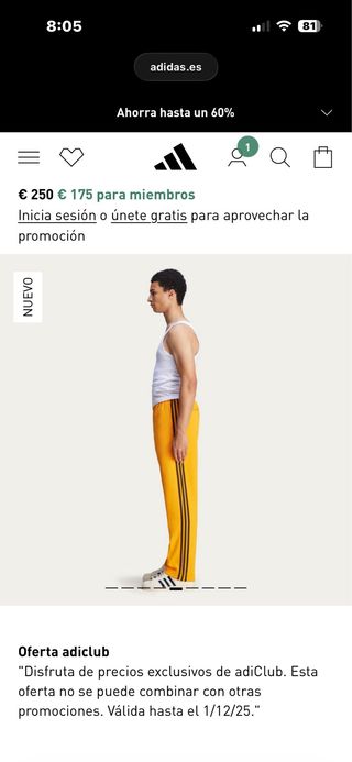 pantalones de chándal adidas