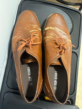 Zapatos de vestir marrones TOP STAKA talla 45