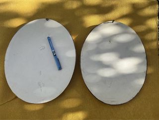 Quadri ovali con fiori vintage