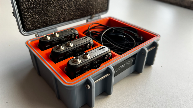 Scatola protettiva per registratori Zoom F2 BT