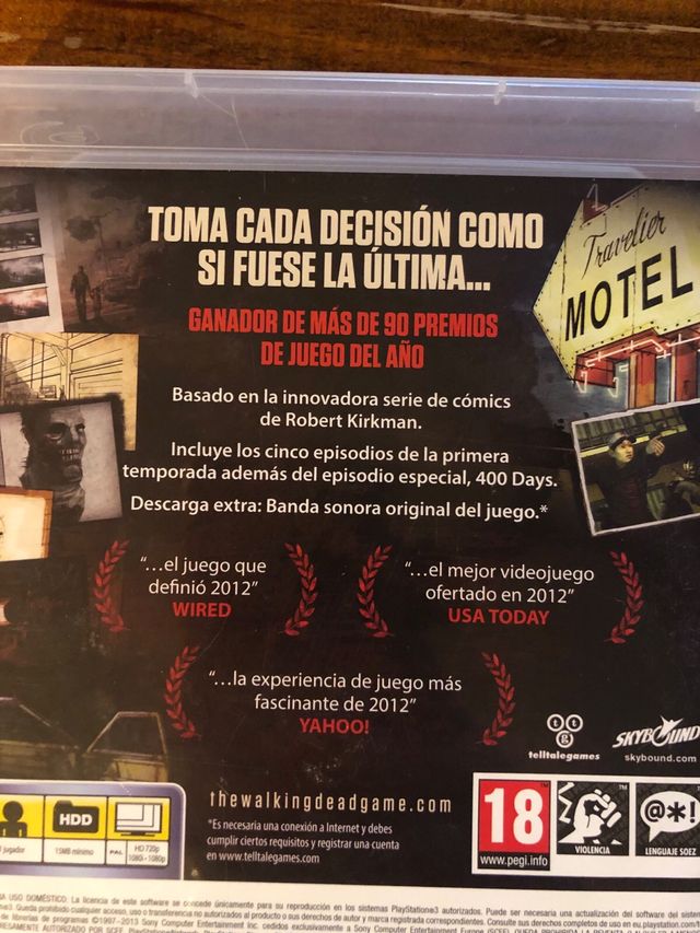 The Walking Dead Edición Juego del Año PS3
