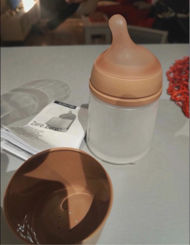 Biberón 2 Tetinas Suavinex Zero Zero 180ml