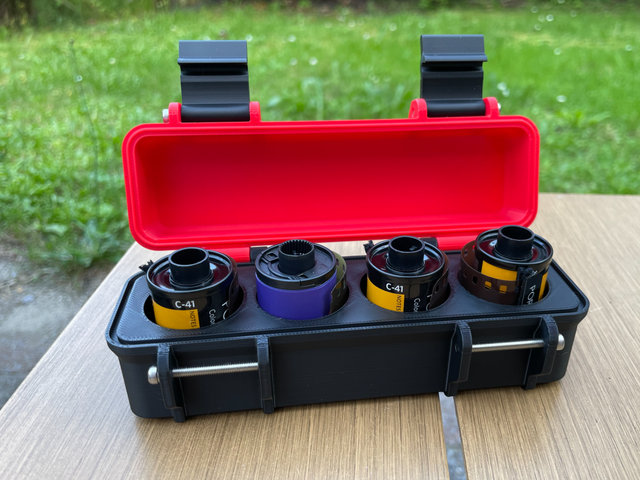 Scatola porta 4 bobine 35mm