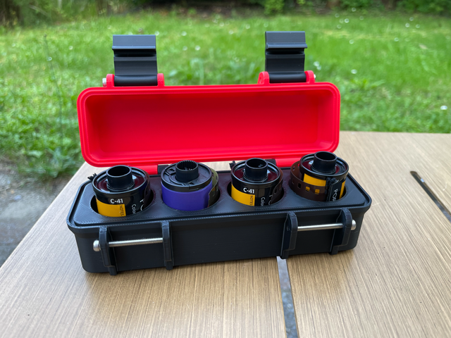 Scatola porta 4 bobine 35mm