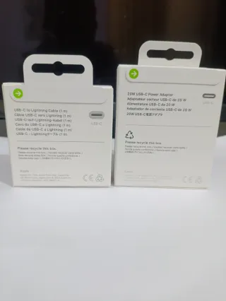 Caricatore iPhone 20W e cavo Apple