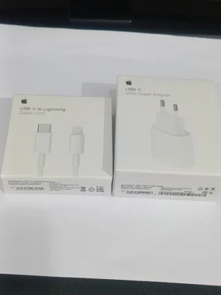 Caricatore iPhone 20W e cavo Apple