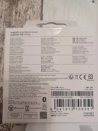 Xiaomi Smart Band 9 Active - Set 2 pezzi