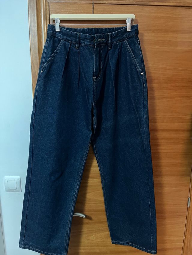 Pantalón Vaquero Baggy Azul