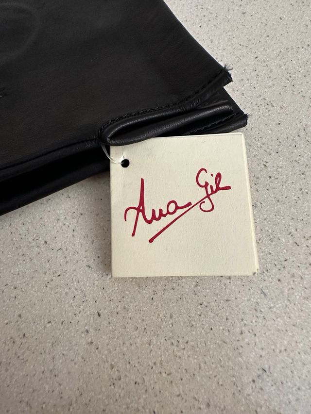 Guantes de Piel Ana Gil Nuevos