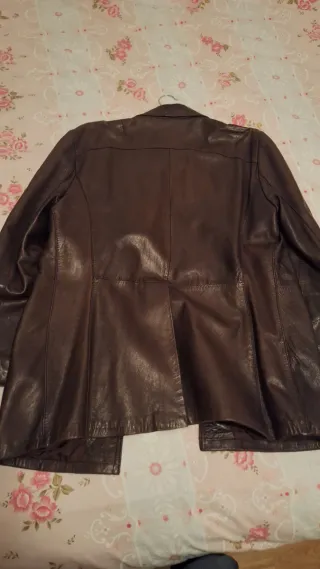 Chaqueta de piel Marton marrón